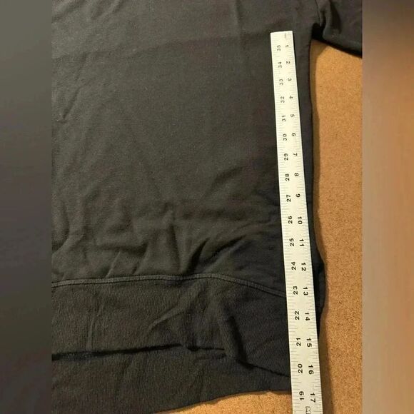 Athleta Super Soft Tunic Sweatshirt | Black | Size Small - Picture 5 of 7